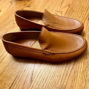 Johnston & Murphy brown leather loafer